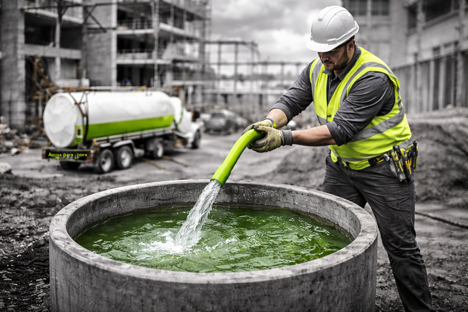 Agua para obra